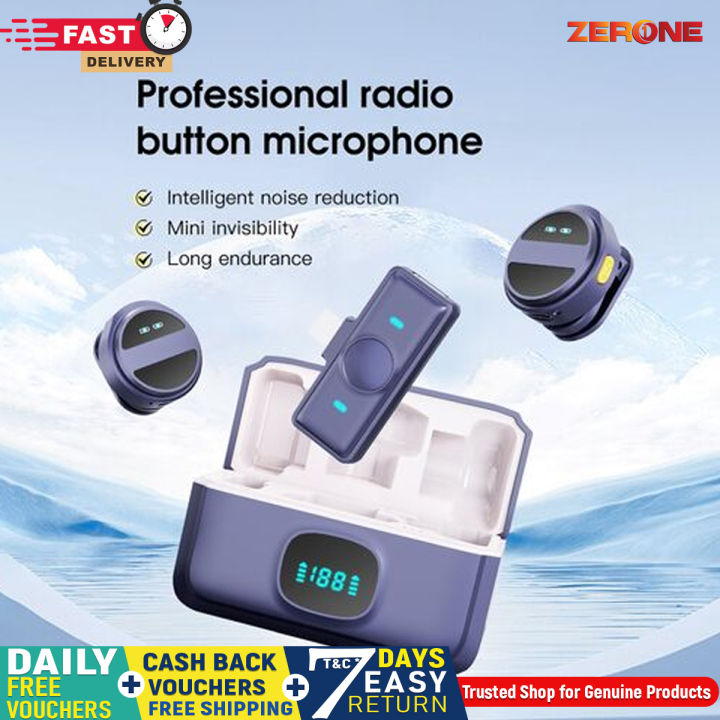  SX21 Mini Wireless Microphone | ENC Noise Cancellation